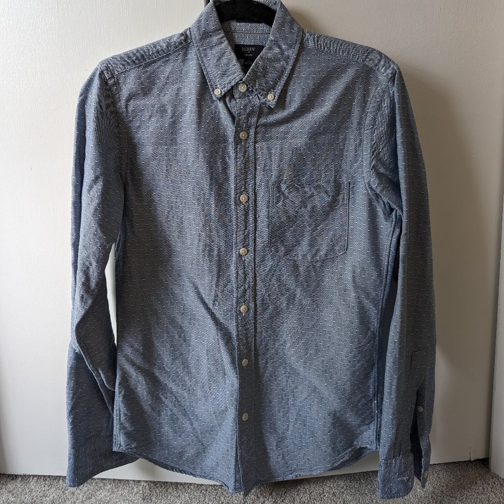 J Crew Blue Oxford - Slim XS